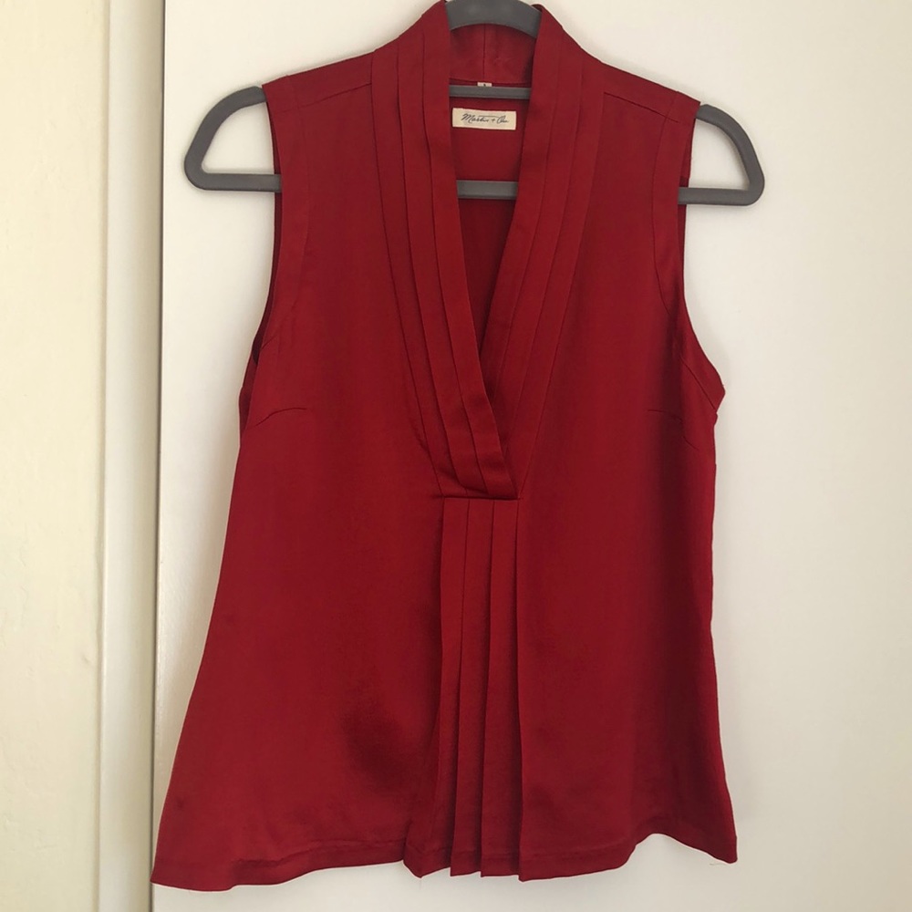Martin & Osa silk sleeveless blouse